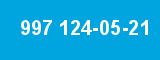 997 124-05-21 997 124-05-21